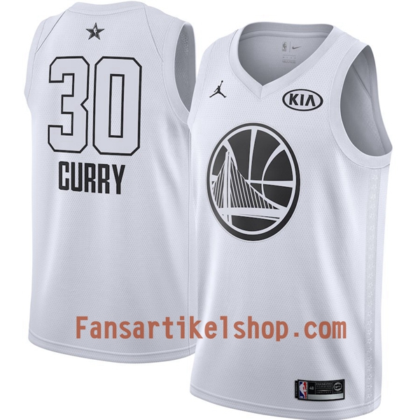 NBA Golden State Warriors Trikot Stephen Curry 30 2018 All-Star Jordan Brand Weiß Swingman - Herren NBA Golden State Warriors Trikot Stephen Curry 30 2018 All-Star Jordan Brand Weiß Swingman - Herren